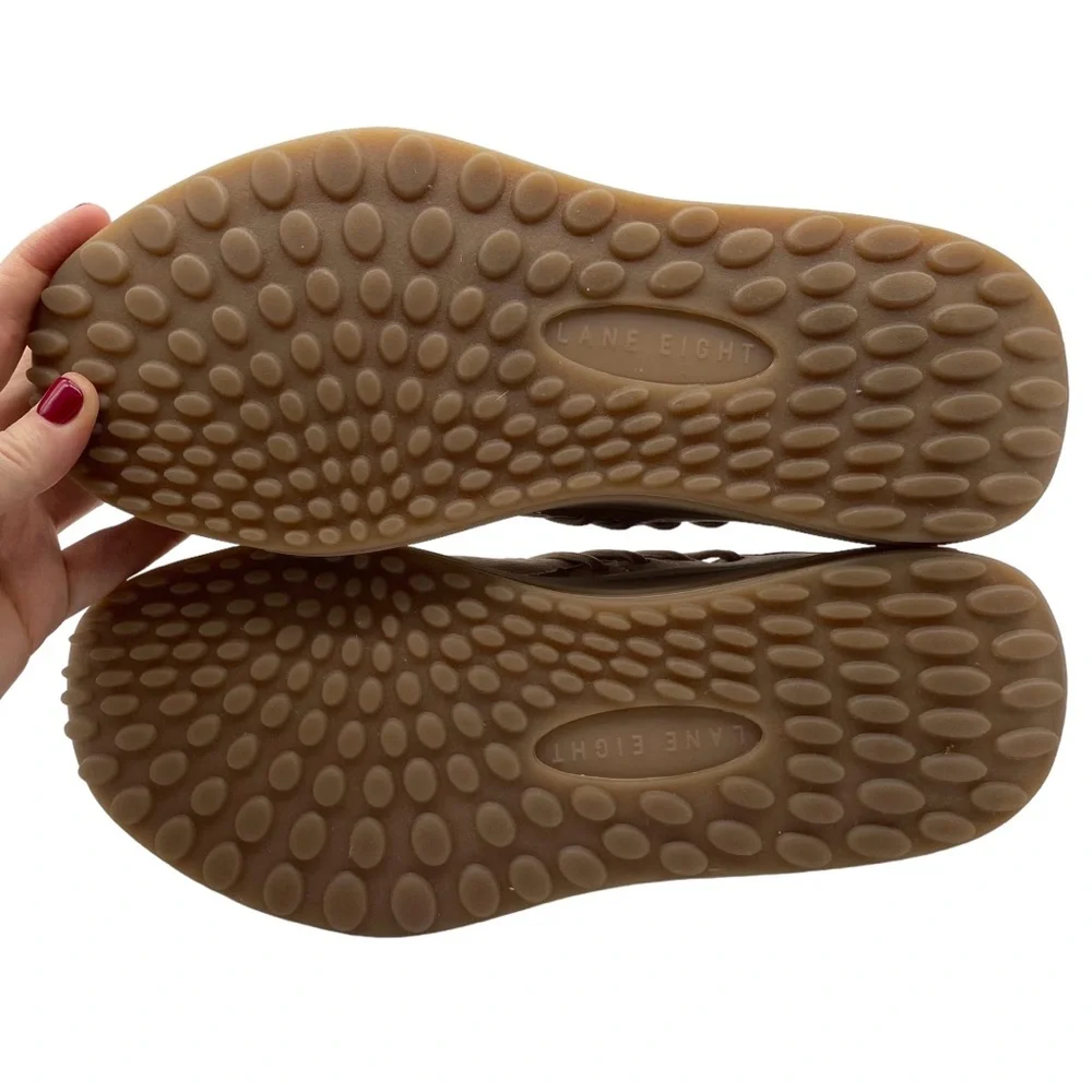 Lane Eight Mens Shoes 9 Trainer AD 1 Dusty Taupe Brown Low Top Athletic Sneakers - Picture 10 of 12